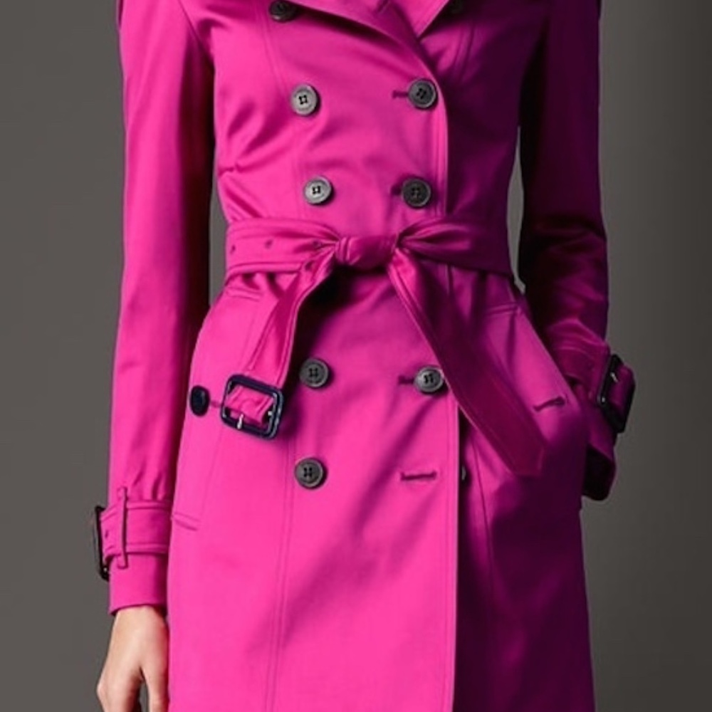 BURBERRY LONDON SHORT TRENCH COAT SIZE 10